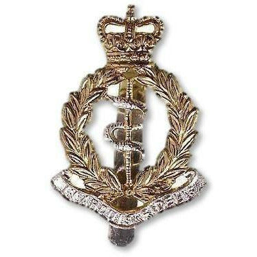 Ammo & Company Cap Badge - RAMC - Brass & NP