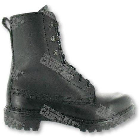 Lightweight Black Leather Ranger Assault Boots - Youth Sizes 3 to 5 MoD Black Boots Military Direct - Military Direct